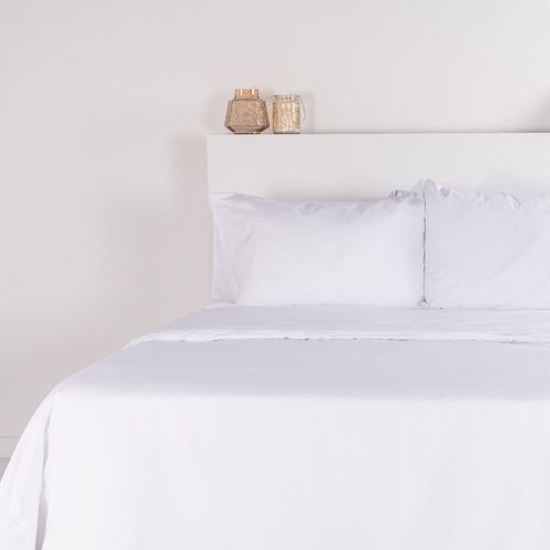 Cover Duvet - Funda Plumón 400 Hilos 100% Algodón  Blanco