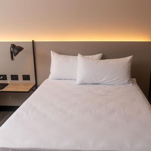 Sábana Plana 300 Hilos Algodón 100% Sateen Stripe 0.5