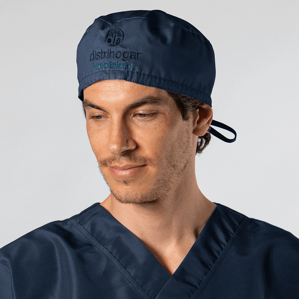 gorro-medico-con-tiras-de-amarre-antifluidos-azul-oscuro