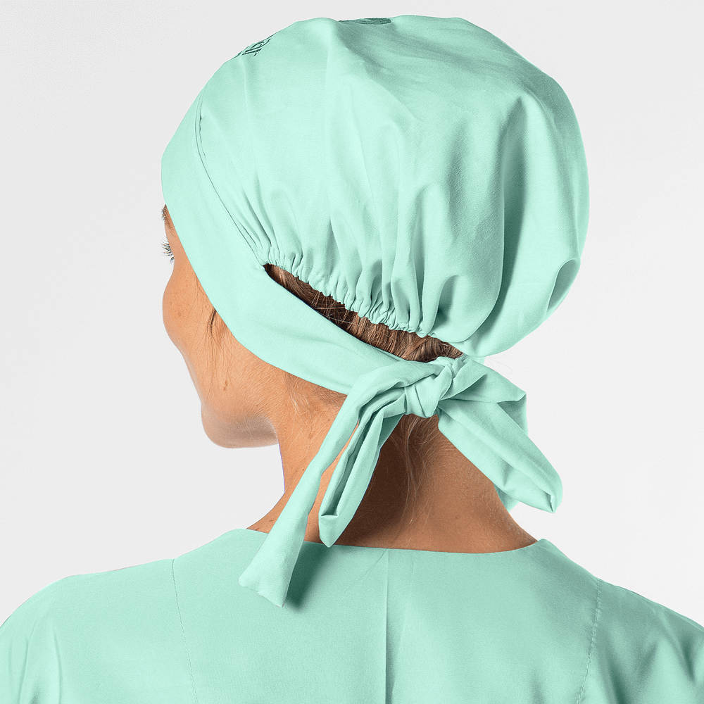 gorro-medico-femenino-elastico-y-tiras-anticloro-verde-claro