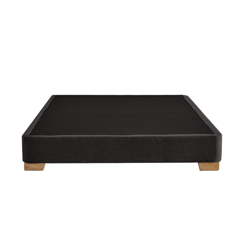 Base Cama Patas De Madera En Pino Canadiense Y Roble Negra