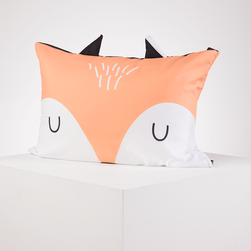 Funda De Almohada Zorro Microfibra Poliéster 50 X 70 Cm