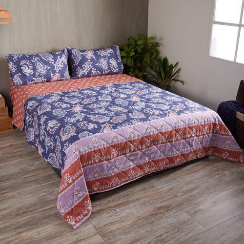 Cubrelecho Algodón Poliéster Bohemian