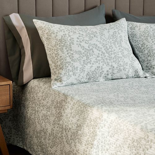 Sobrecama Jacquard Nature Menta