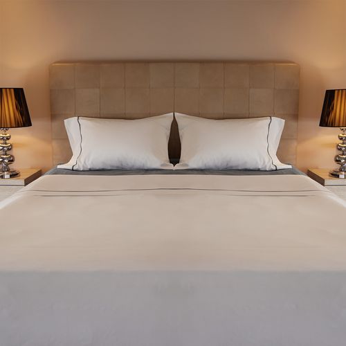 Juego de Sábanas Hotel Experience 300 Hilos 100% Algodón Cagliari Gris