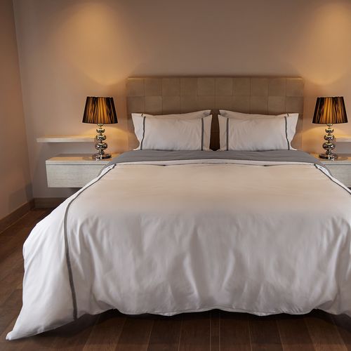 Cover Duvet Hotel Experience 300 Hilos 100% Algodón Cagliari Gris