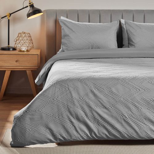 Cover Duvet - Funda Plumón Microfibra Artticus Rombo Gris