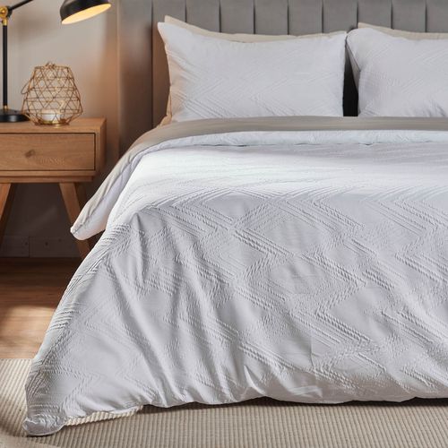 Cover Duvet - Funda Plumón Microfibra Artticus Rombo Blanco