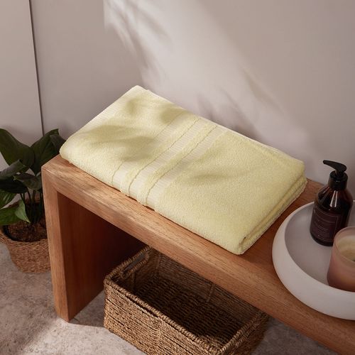 Toalla de Cuerpo Malibú Amarilla 100% Algodón 620 gr 70 x 160 cm