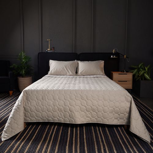 Quilt Doblefaz Nomad Algodón Apariencia Lino Arena