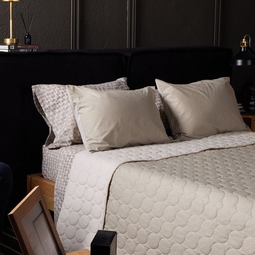 Quilt Doblefaz Nomad Algodón Apariencia Lino Arena