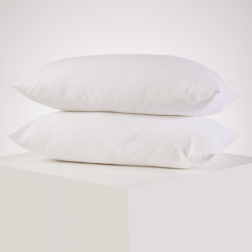 Set x 2 Almohadas Egipcia Soporte Medio Poliéster Nailon