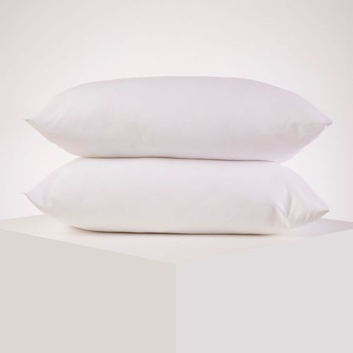 Set x 2 Almohadas Egipcia Soporte Medio Poliéster Nailon