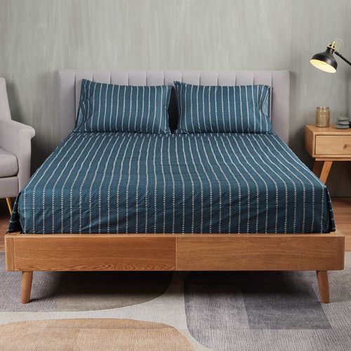 Juego de Sábanas Microfibra Denim