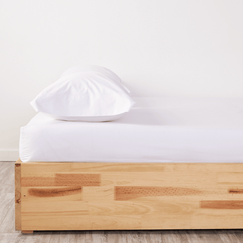 Sábana Ajustable Más Funda(s) 150 Hilos Polialgodón Blanco
