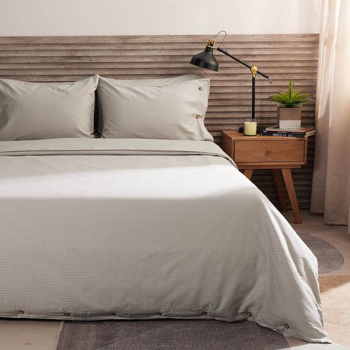 Cover Duvet - Funda Plumón Hotel Experience 300 hilos 100% Algodón Sateen Stripe Arena