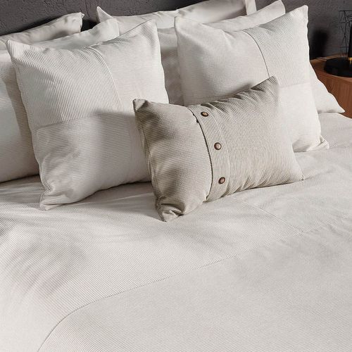Cover Duvet Corduroy Microsuede Urban Beige