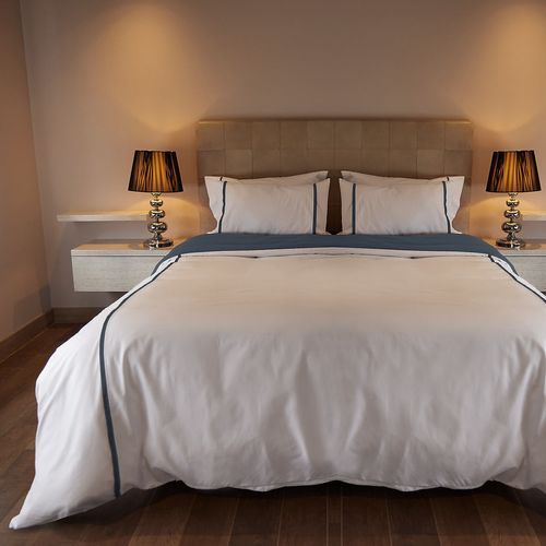 Cover Duvet Hotel Experience 300 Hilos 100% Algodón Cagliari Azul