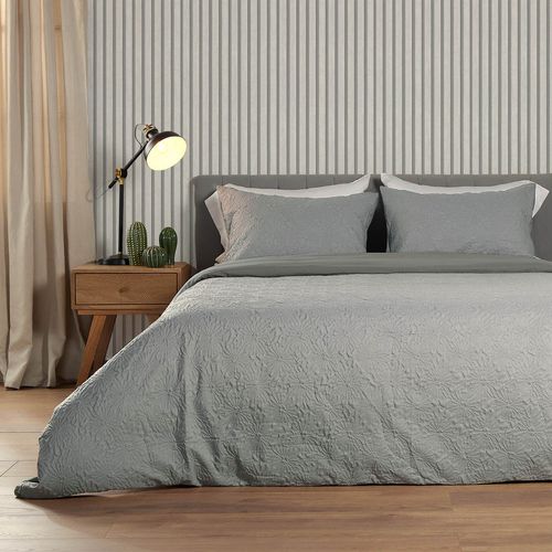 Cover Duvet - Funda Plumón Microfibra Artticus Flor Gris