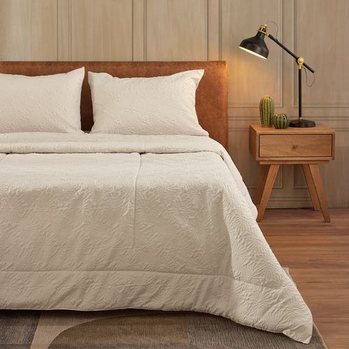 Edredón Microfibra Artticus Flor Beige