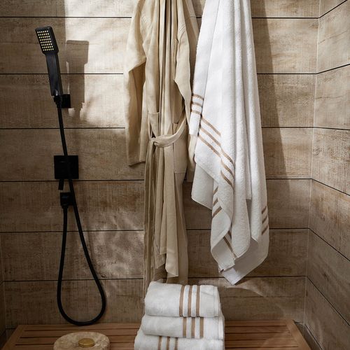 Toalla Spa Taupe 100% Algodón 550 gr