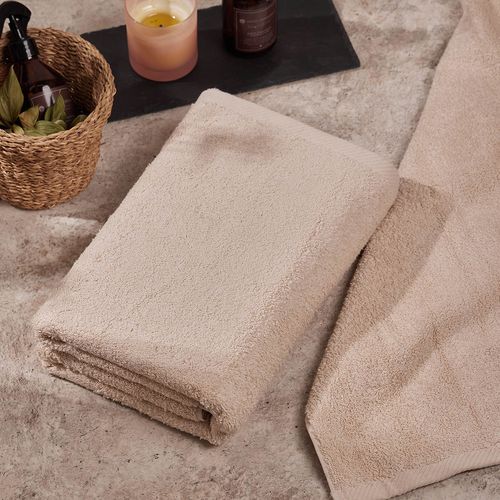 Toalla Imperial Beige 100% Algodón 600 gr 90x170 cm Playa