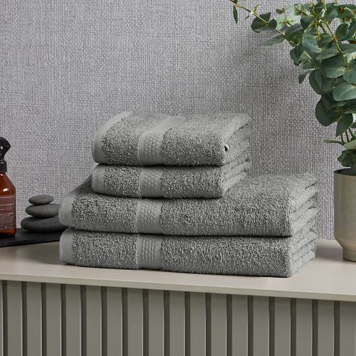 Toalla Ricu Gris 100% Algodón 480 gr