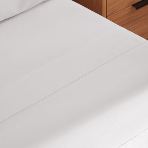 Juego de Sábanas Hotel Experience 300 Hilos con Algodón Egipcio Menfis Blanco Cremoso