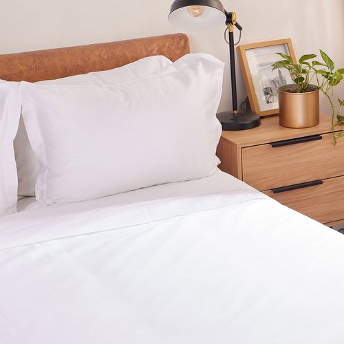 Cover Duvet Hotel Experience 300 Hilos con Algodón Egipcio Menfis Blanco Cremoso