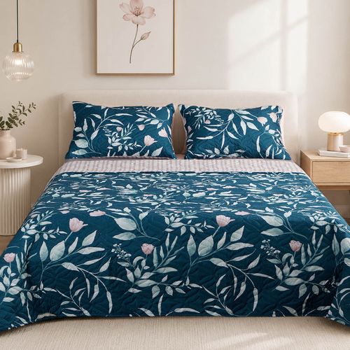 Quilt Doblefaz Microfibra Coralino