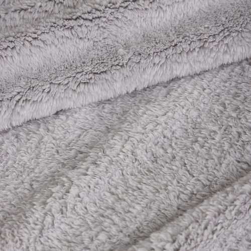 Cobija Flannel Fleece 250 gr Spongy Gris