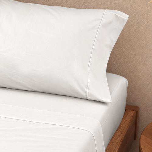 Juego de Sábanas Hotel experience 400 Hilos 100% Algodón Menfis Blanco Cremoso