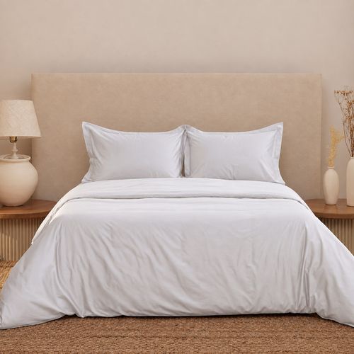 Cover Duvet Hotel Experience 400 Hilos 100% Algodón Menfis Blanco Cremoso
