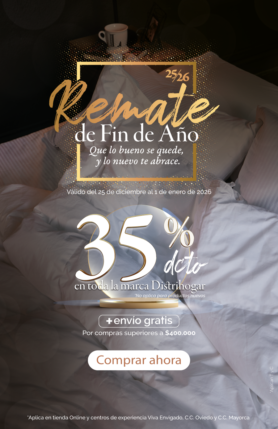 Toda la página con remate de fin de año