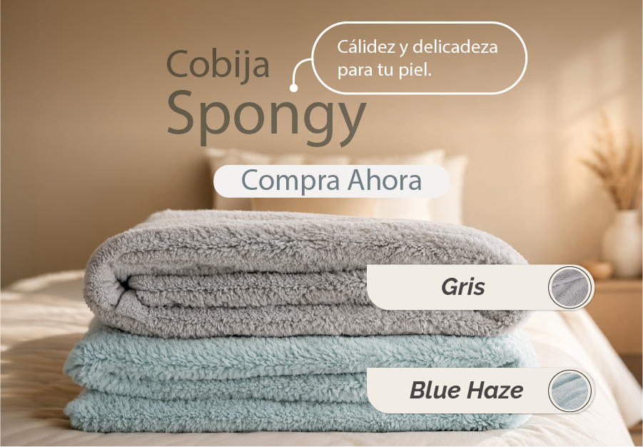 Nuevas Cobijas Spongy